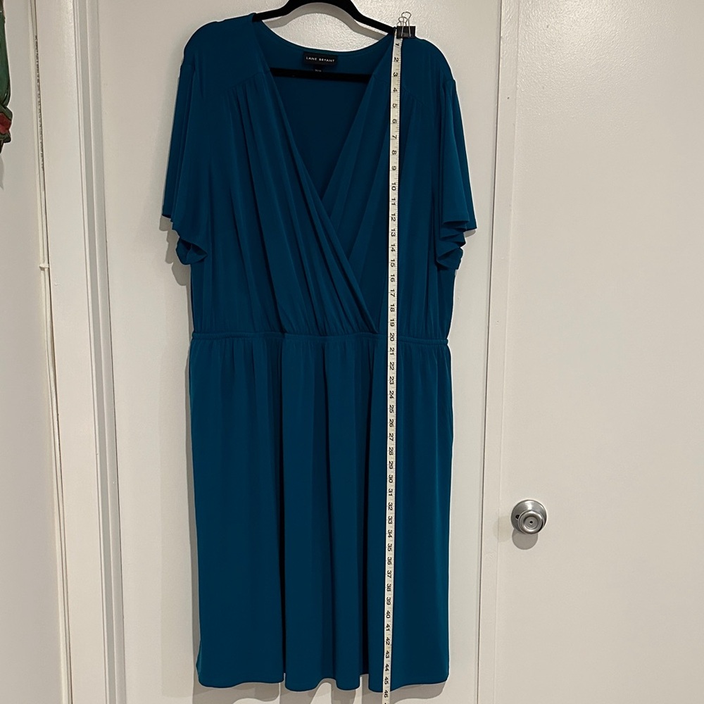 Lane Bryant Teal Midi Dress - Picture 2 of 6